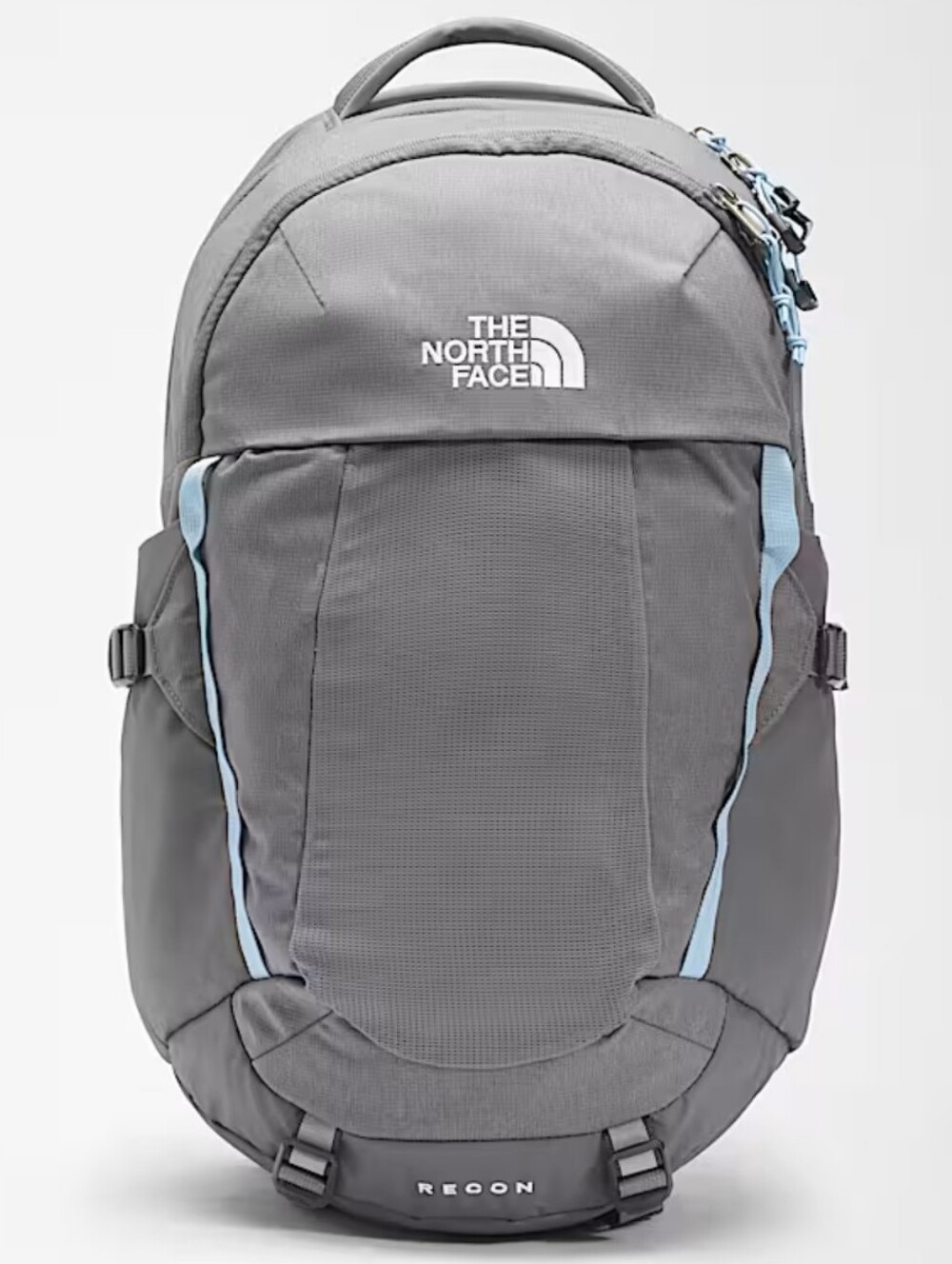 The North Face Recon Backpack 30L- Zinc Grey Dark Heather/Powder Blue